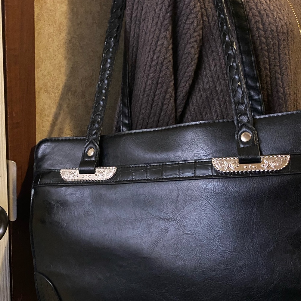 NWT Gold mine Tote by BUNEO, shoulder bag is functional with multi compartments - Picture 12 of 14